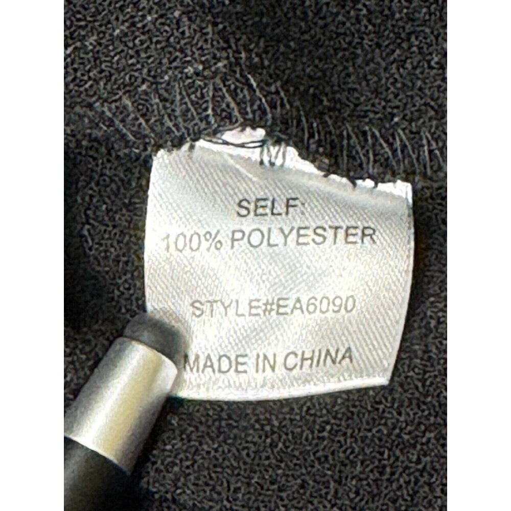 Elodie Womens Size M Black Shacket Asymmetrical Zip Front Jacket Blazer - Picture 9 of 16